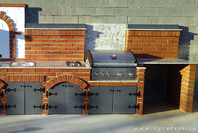 bucatarie gratar pe gaz