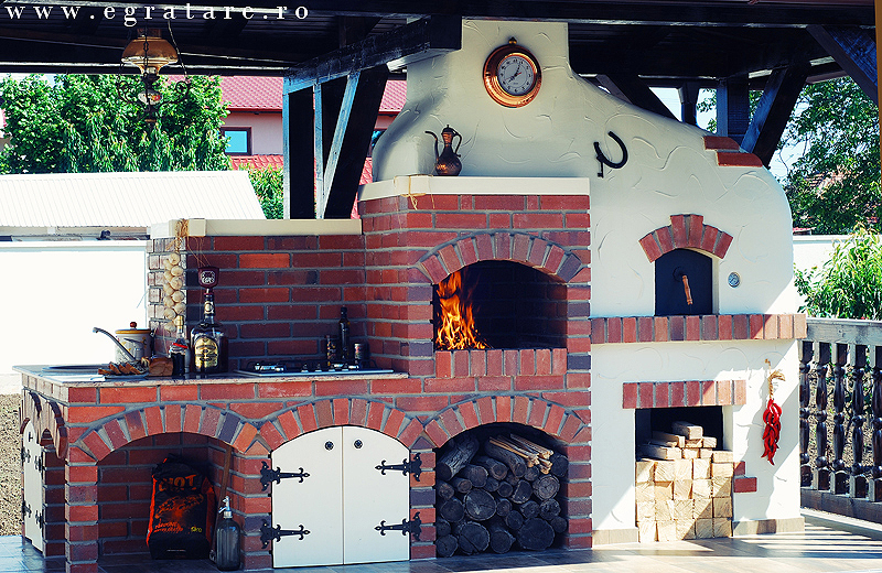 bucataria de vara caramida