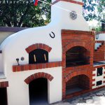 gratar de gradina din caramida
